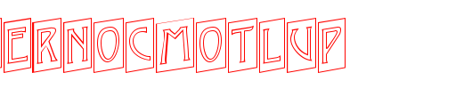 a_ModernoCmOtlUp_英文字体
