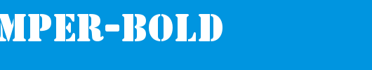 a_Stamper-Bold_英文字体