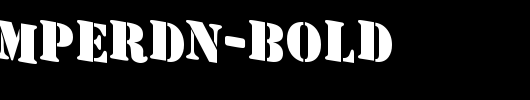 a_StamperDn-Bold_英文字体