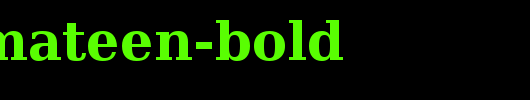 ae_AlMateen-Bold_英文字体