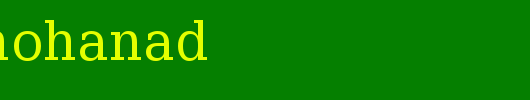 ae_AlMohanad_英文字体