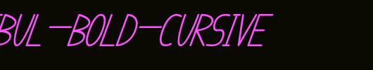 anome-ibul-bold-cursive