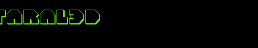 balastaral3d_英文字体