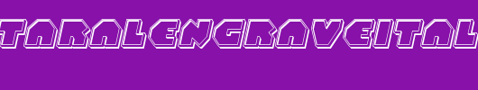 balastaralengraveital_英文字体
