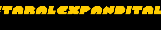 balastaralexpandital_英文字体