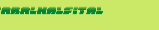 balastaralhalfital_英文字体