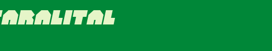 balastaralital_英文字体