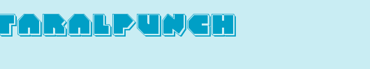 balastaralpunch_英文字体