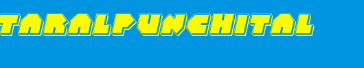 balastaralpunchital_英文字体