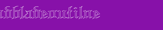 bloodandbladeoutilne_英文字体