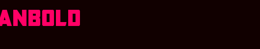 buchananbold_英文字体