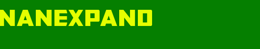 buchananexpand_英文字体