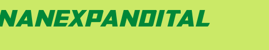 buchananexpandital_英文字体