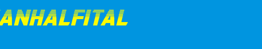 buchananhalfital_英文字体
