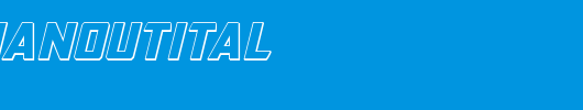 buchananoutital_英文字体