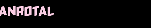 buchananrotal_英文字体