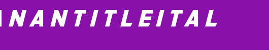 buchanantitleital_英文字体