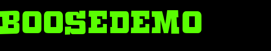 calabooseDEMO_英文字体