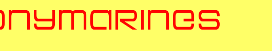 colonymarines_英文字体