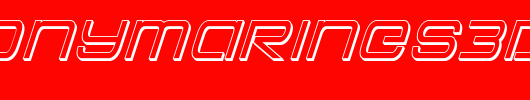colonymarines3dital_英文字体