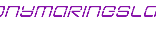 colonymarineslaserital_英文字体