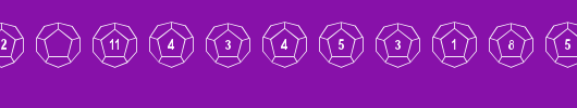 dPoly-Dodecahedron.ttf