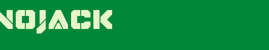 dominojack_英文字体