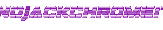 dominojackchromeital_英文字体