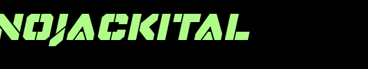dominojackital_英文字体