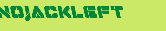 dominojackleft_英文字体
