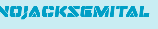 dominojacksemital_英文字体
