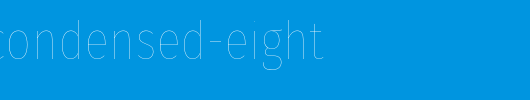 firasanscondensed-eight_英文字体