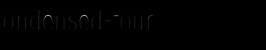 firasanscondensed-four_英文字体