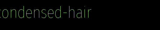 firasanscondensed-hair_英文字体