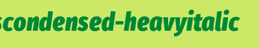 firasanscondensed-heavyitalic_英文字体