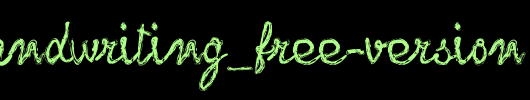 frank-handwriting_free-version.ttf