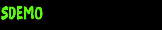 generousDEMO_英文字体
