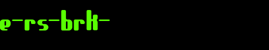 genotype-RS-BRK-.ttf