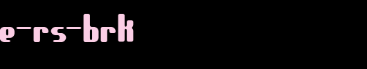 genotype-RS-BRK.ttf