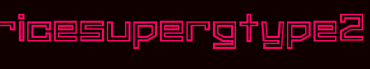 gomaricesupergtype2_英文字体