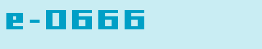 hooge-0666_英文字体