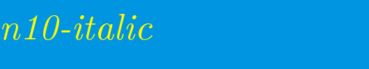 lmroman10-italic_英文字体