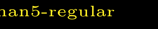 lmroman5-regular_英文字体