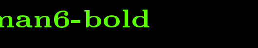 lmroman6-bold_英文字体