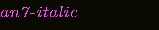 lmroman7-italic_英文字体