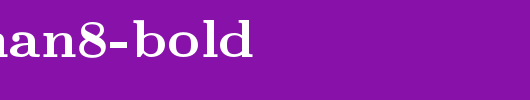 lmroman8-bold_英文字体