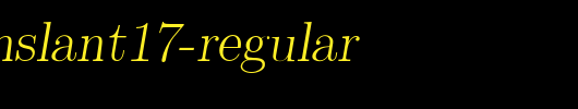 lmromanslant17-regular_英文字体