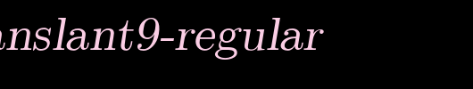 lmromanslant9-regular_英文字体