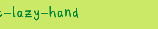 michelle-lazy-hand.ttf