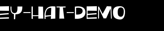 monkey-hat-DEMO_英文字体